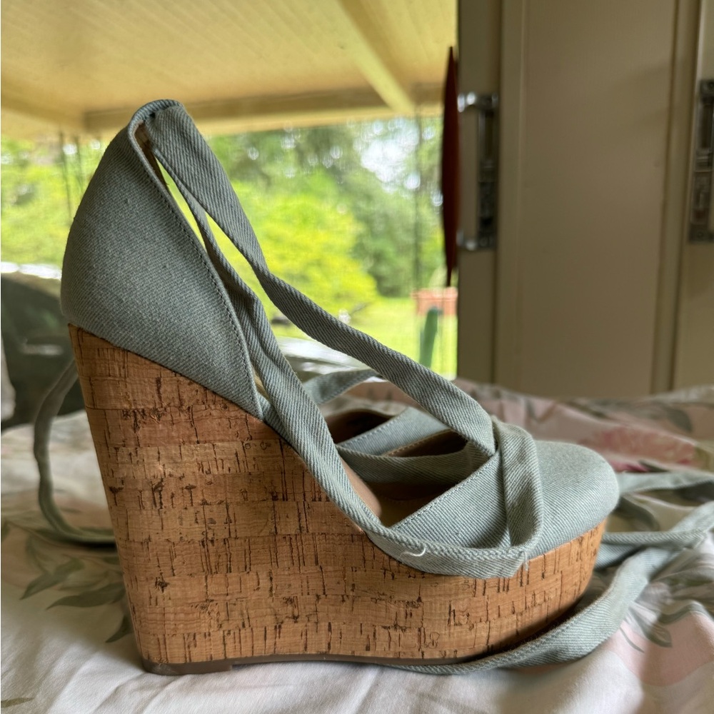 ASOS Denim wedges 

New without tags